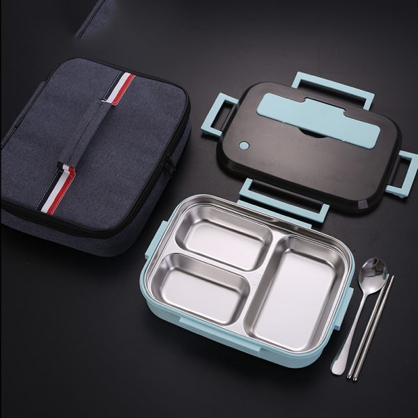 304 Stainless Steel Square Lunch Box - Image 4
