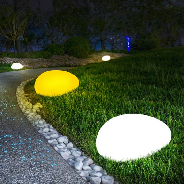 Solar light stone LED grass lamp - Image 6