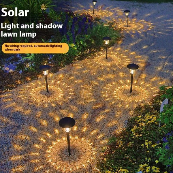 Outdoor Courtyard Garden Landscape Decoration Ground Solar Energy Lawn Lamp