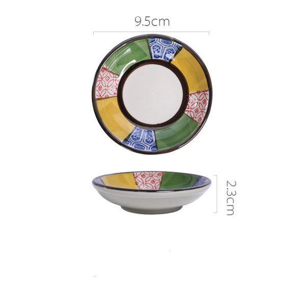 Japanese Ceramic Snack Appetizer Dim Sum Dipping Dish - Image 5