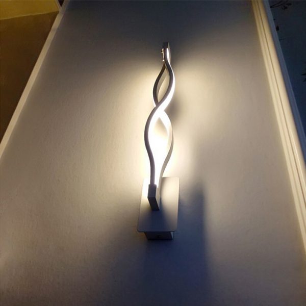 LED aluminum wave wall light - Image 2