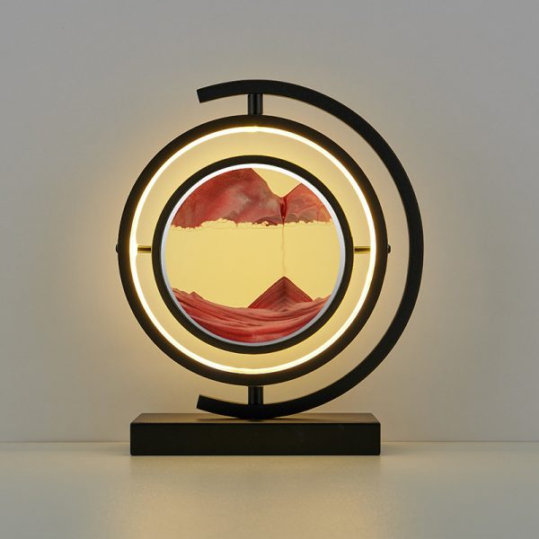 Hourglass Quicksand Painting Desk Lamp Simple - Image 2