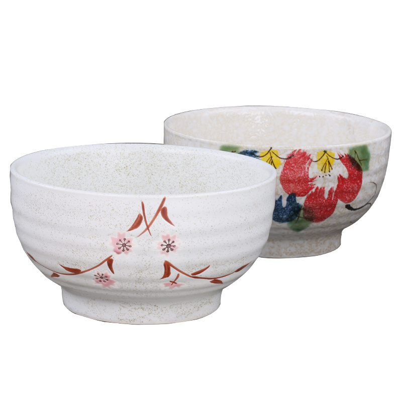 Ceramic Hand-Painted Underglaze Large Bowl