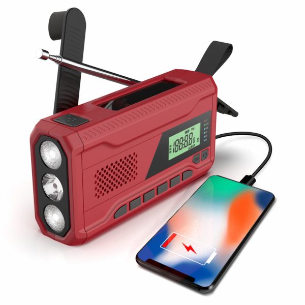 Outdoor Emergency Radio Solar Hand-generated High Brightness Lighting - Image 5
