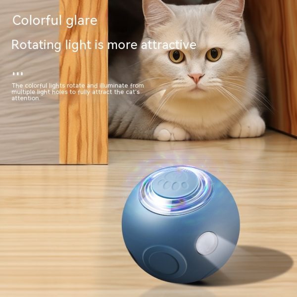 Smart Cat Pet Ball Automatic Obstacle Avoidance Rotating Luminous