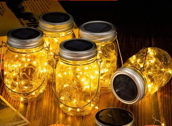 Solar Mason Jar  Light Decoration Mason Jar Light Outdoor Hanging Light Mason Jar Light String - Image 6