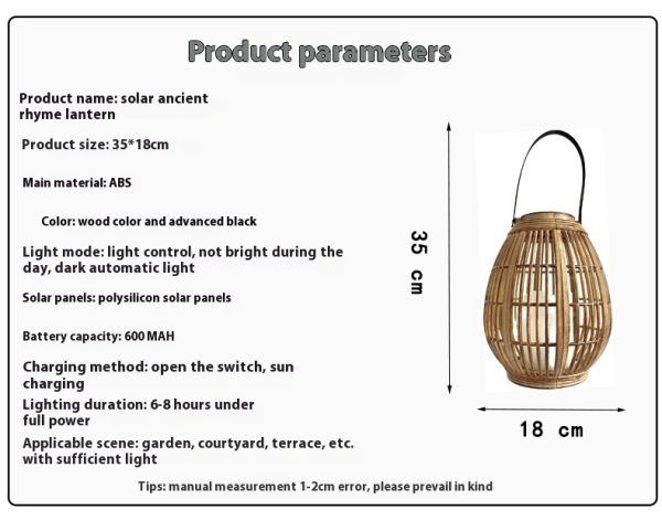 Solar Outdoor Courtyard Ambience Light - Image 7