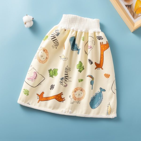 Waterproof Skirt Children's Absorbent Leak-proof High Waist - Image 10