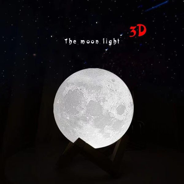 3D Printing Moon Night Table Lamp Chinese Valentine's Day Gift - Image 6