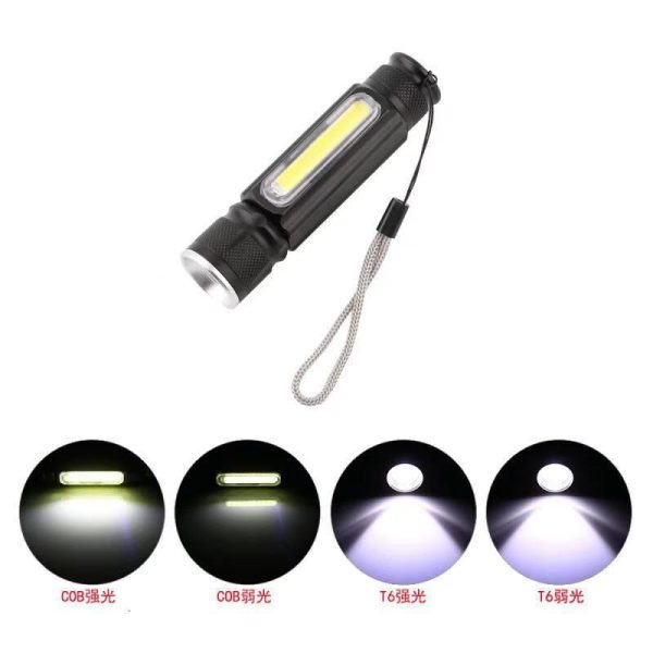 T6 COB Strong Light USB Flashlight - Image 2