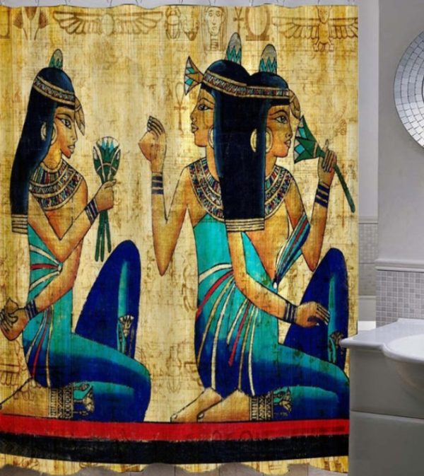 Egyptian Girl Shower Curtain - Image 3