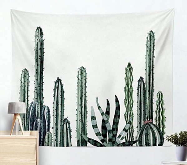 Cactus tapestry background tapestry