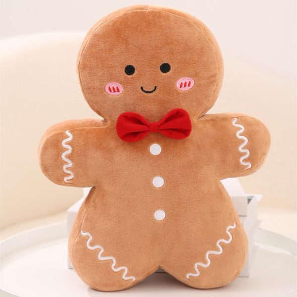 Christmas Gingerbread Man Pillow Christmas Tree Cushion - Image 2