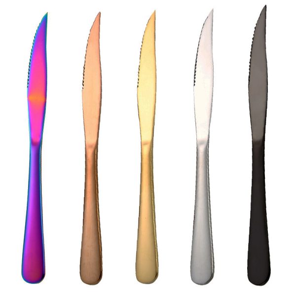 Thickened Stainless Steel Western Tableware Steak Knife - Image 4