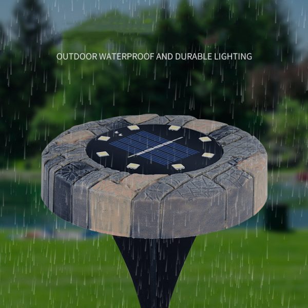 Imitation stone solar light outdoor garden lawn light - Image 2