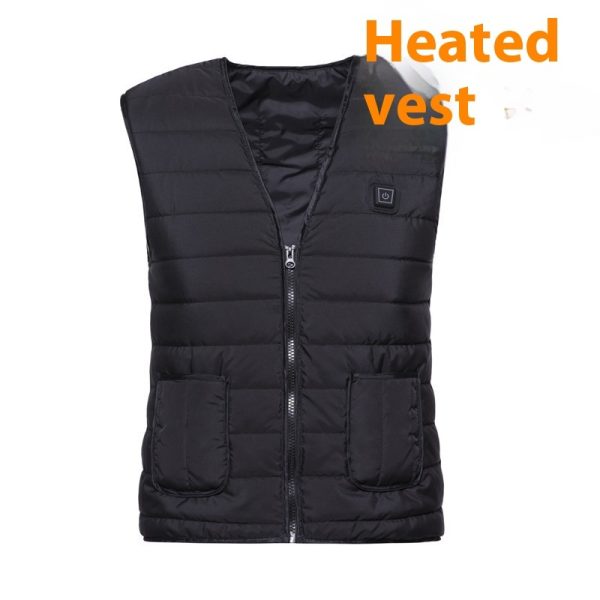 Heating Vest Three-gear Electric Heating Temperature Control Warm Men And Women - Image 4