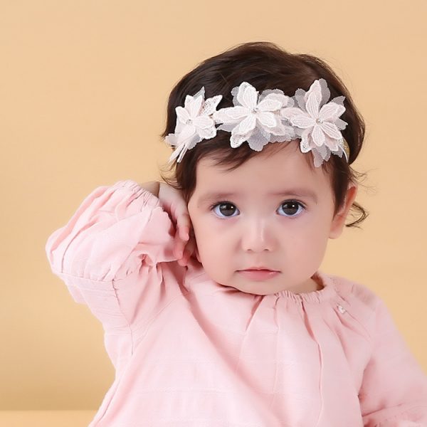 Baby flower hair band - Image 3