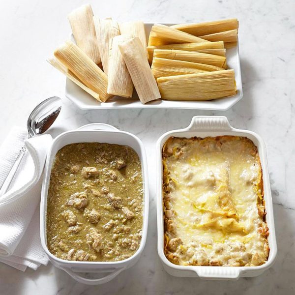 Elliptical creative ceramics binaural fish dish high soup pan home baked rice plate rectangular cheese cake tray - Image 5