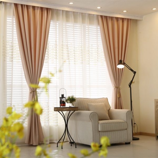 Velvet linen curtain cloth - Image 4