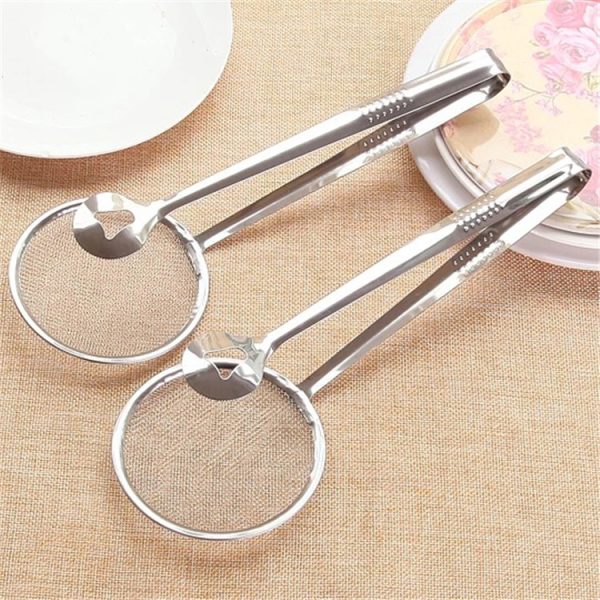 Multi-functional Oil Food Folder Kitchen Accessories Stainless Steel Fried Food  Oil Scoop - Image 3