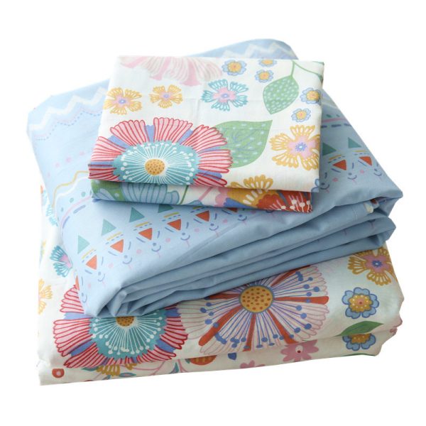 Four-piece Cotton Twill Bed Sheet Duvet Cover - Image 2