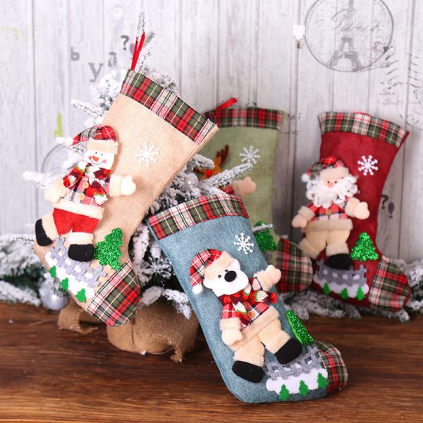 Christmas stocking with large dancing doll - Image 2