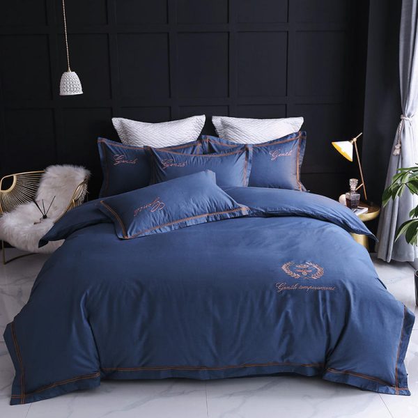 Four-piece Household Simple Cotton Bed Duvet Cover - Image 7