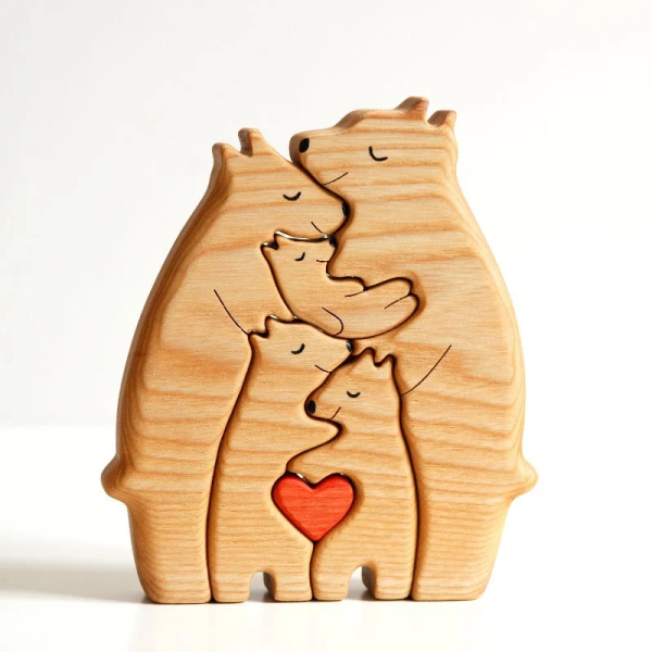 Home Fashion DIY Wooden Puzzle Ornament - Image 2