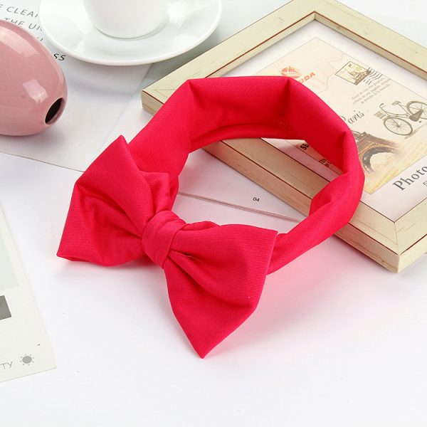 Elsa Bowknot Headband  Simple And Versatile High Elastic Headband Female - Image 5