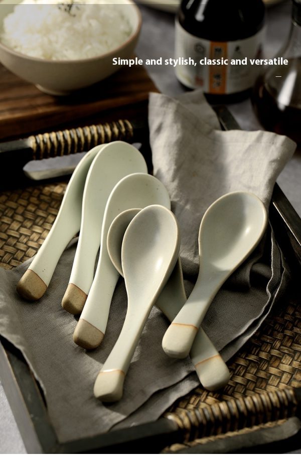 Creative Ceramic Retro Rice Spoon - Image 6