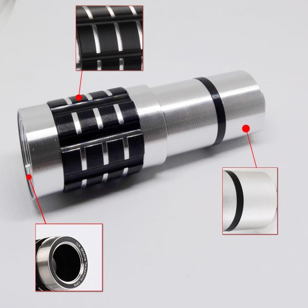 12 times telescopic lens universal collar clip cell phone accessories 12X high-definition outdoor filming long coke - Image 3