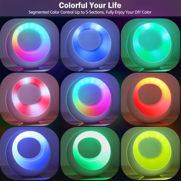 Creative Touch Small Night Lamp RGB Color Changing Remote Control Desk Lamp - Image 2