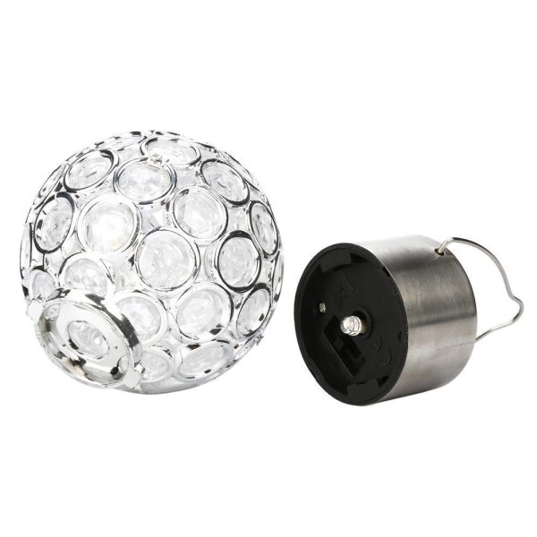 Solar-Powered LED Crystal Ball - Image 4