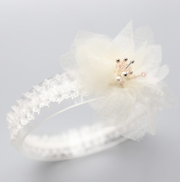 Baby hair band new Korean Korean Handmade flower children with baby hair wholesale - Image 7