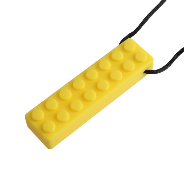 Building Blocks Teether Chewing Pendant Rainbow Teether Baby Teether Stick Self-closing - Image 3