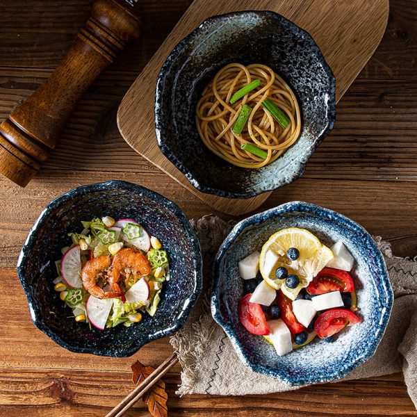 Creative Irregular Ceramic Bowl Fruit Salad Bowl - Image 10