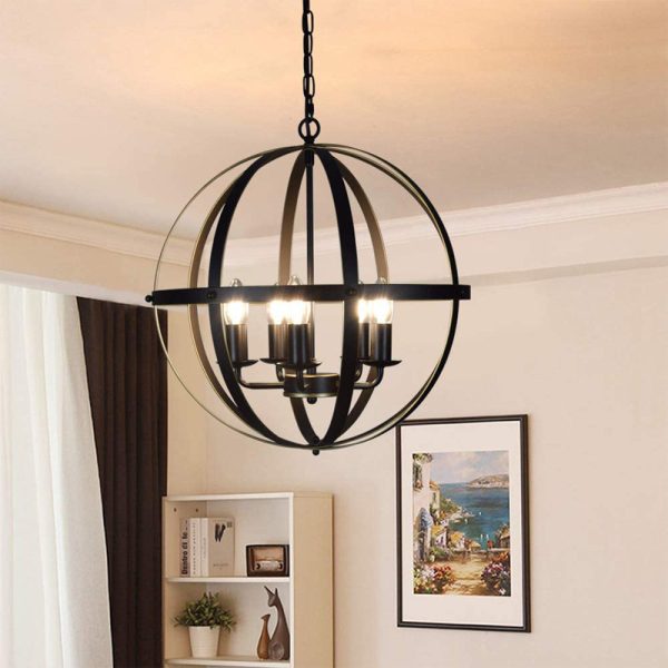 Retro Industrial Style Wrought Iron Lamp Creative Home - Image 4