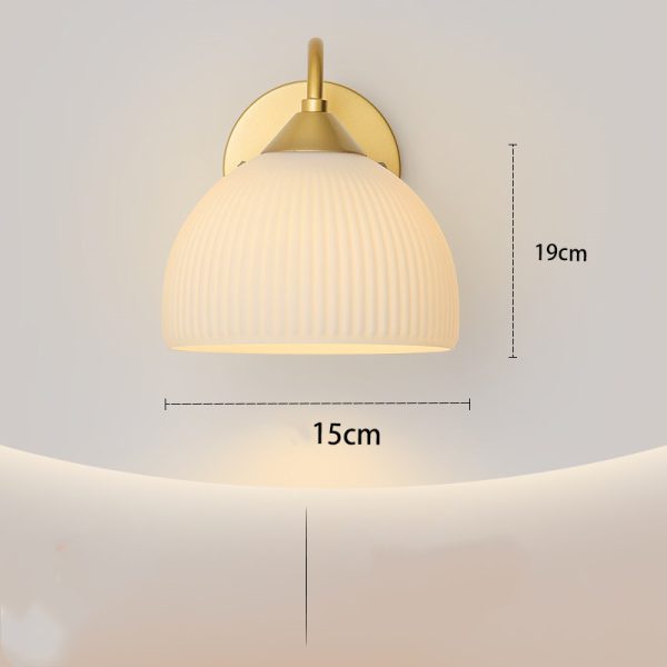 Simple Postmodern Corridor Creative Living Room Glass Lamps - Image 2