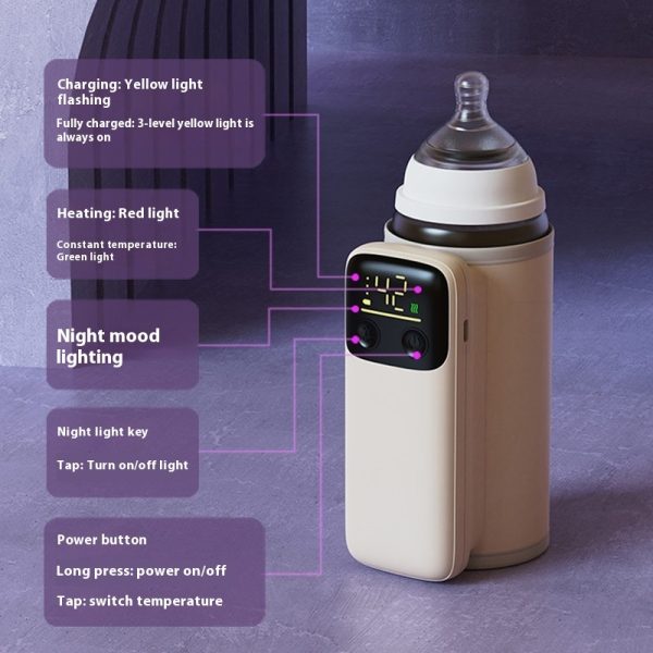 Baby Bottle Insulation Cover Universal Heating Constant Temperature Milk Warmer - Image 2