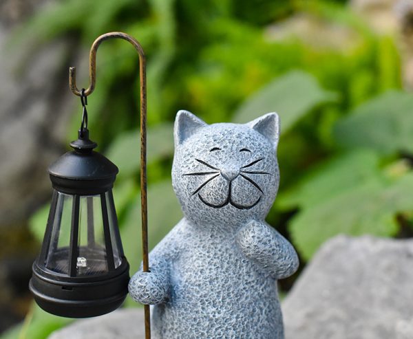 Solar Garden Lamp Kitten Crafts Ornaments - Image 6