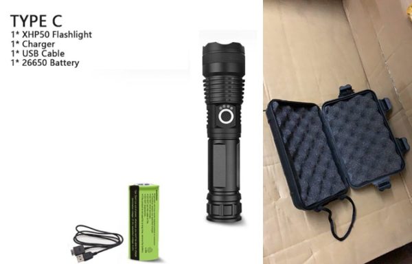 XHP70.2 Powerful Usb Led Flashlight - Image 8