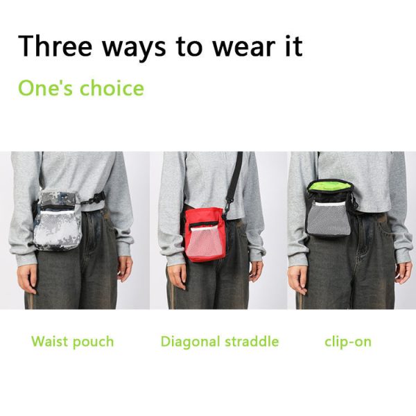 Dog Treat Pouch, Dog Training Treat Pouch For Pet, Dog Treat Pouch For Training Small To Large Dogs, Dog Treat Bag With Waist Belt Shoulder Strap Poop Bag Dispenser - Image 4