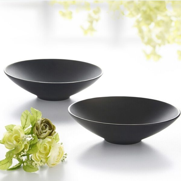 Black plastic cool leather bowl - Image 4
