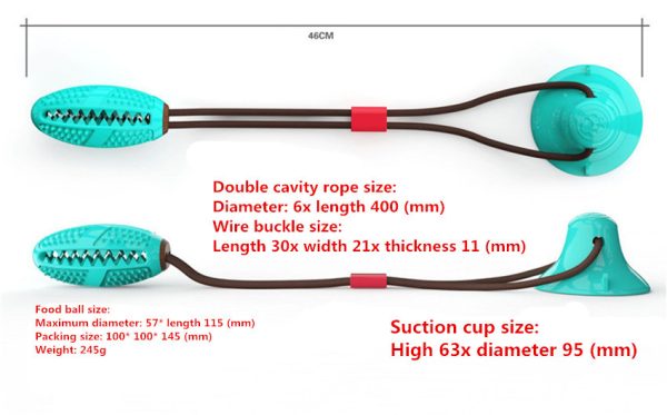 Suction Cup Molar Toy Chewing Bite Leaking Toy - Image 7