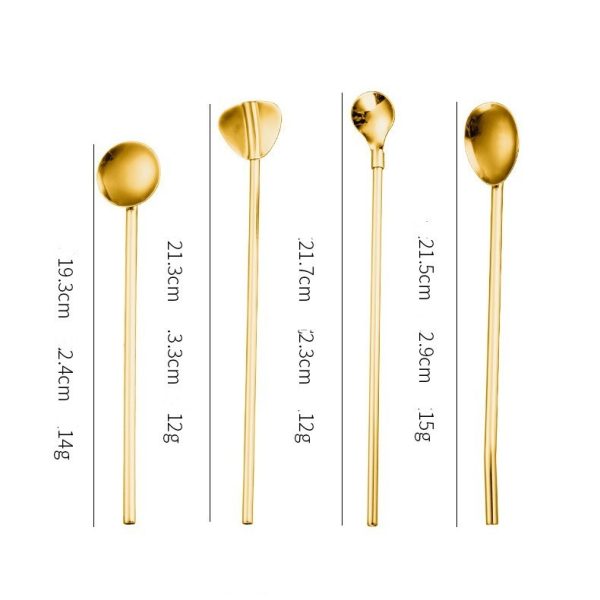 304 Stainless Steel Creative Straw Spoon - Image 9