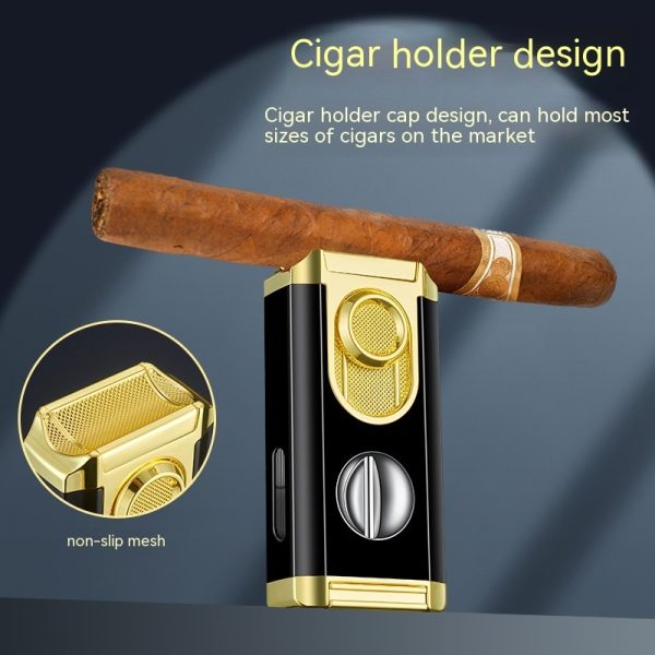 Cigar Lighter With Transom Three Torch Lighter - Image 9