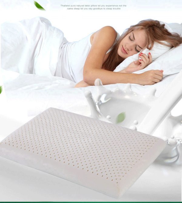 Natural Thai Latex Cervical Pillow Particle Pillow Core Massage Latex Pillow - Image 4