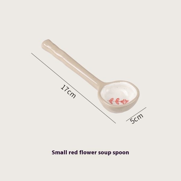 Ceramic Small Spoon Home Ladle Soup Spoon - Image 5