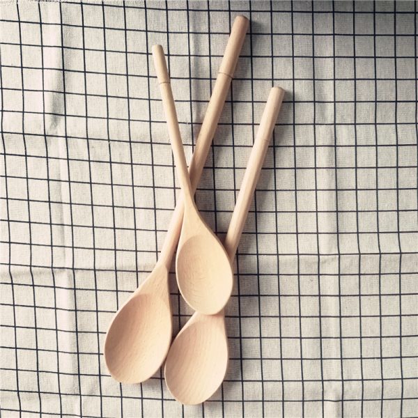 Beech Soup Stock Pot Milk Pot Cooking Spoon - Image 2