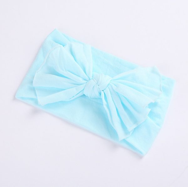 Nylon stockings fashion wide hair band handmade bow headband - Image 7